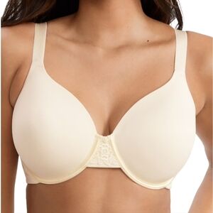 Vanity Fair Womens Beauty Back Smoother T-Shirt Bra Style-76380 Ivory Size 42C